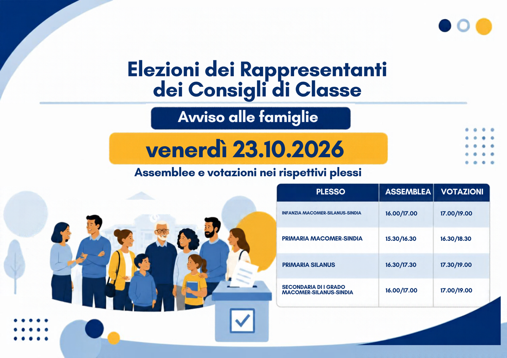 41_circolare_elezioni rappresentanti consigli di intersezione – interclasse – classe – A.S. 2026/202